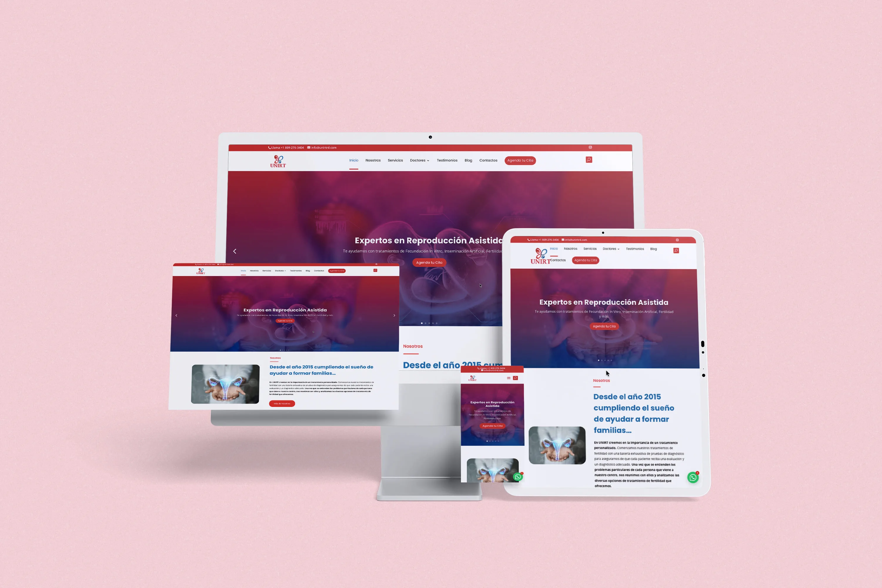 Sitio web UNIR TRD — Institución